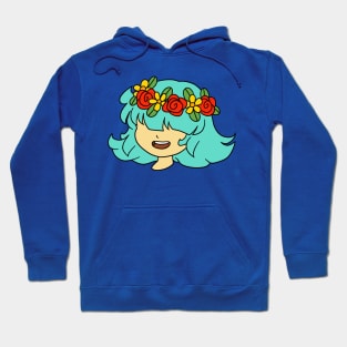 Flower Crown Girl Hoodie